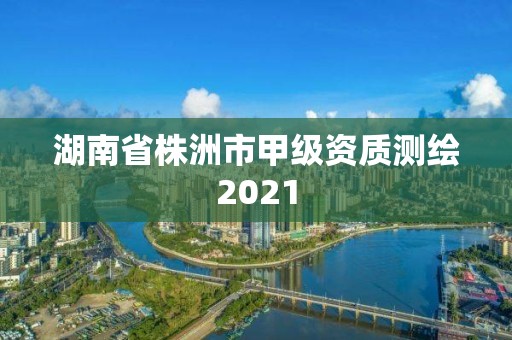 湖南省株洲市甲级资质测绘2021