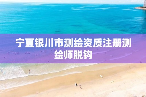 宁夏银川市测绘资质注册测绘师脱钩