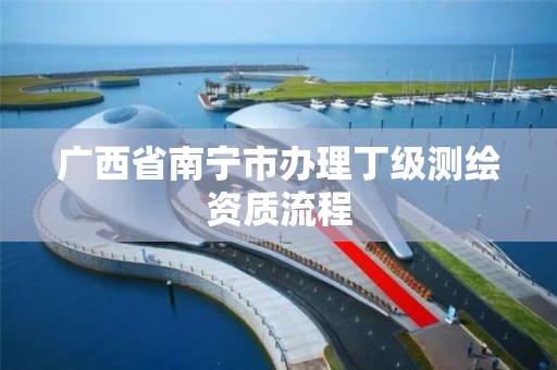 广西省南宁市办理丁级测绘资质流程