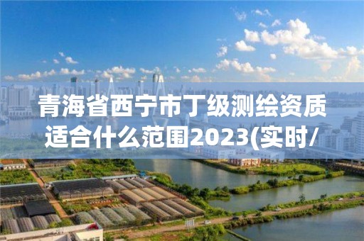 青海省西宁市丁级测绘资质适合什么范围2023(实时/更新中)