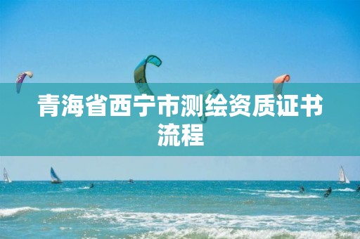 青海省西宁市测绘资质证书流程