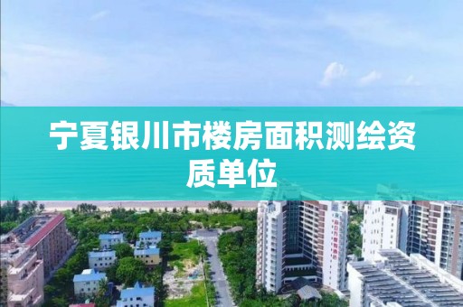 宁夏银川市楼房面积测绘资质单位