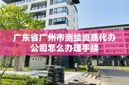 广东省广州市测绘资质代办公司怎么办理手续