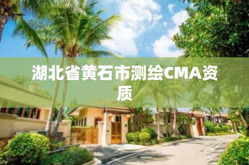 湖北省黄石市测绘CMA资质