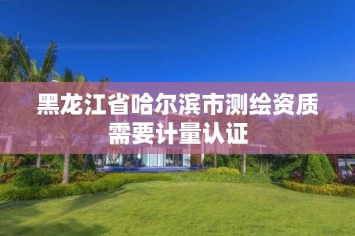 黑龙江省哈尔滨市测绘资质需要计量认证