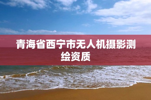 青海省西宁市无人机摄影测绘资质