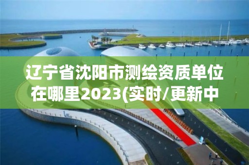 辽宁省沈阳市测绘资质单位在哪里2023(实时/更新中)