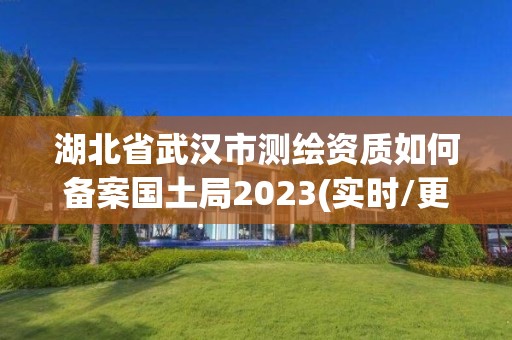 湖北省武汉市测绘资质如何备案国土局2023(实时/更新中)