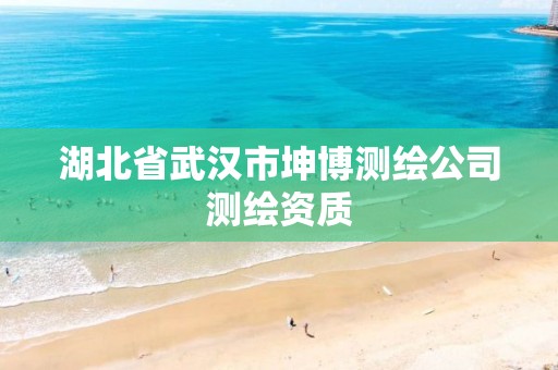 湖北省武汉市坤博测绘公司测绘资质