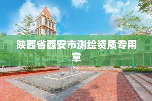 陕西省西安市测绘资质专用章