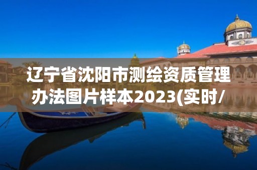 辽宁省沈阳市测绘资质管理办法图片样本2023(实时/更新中)