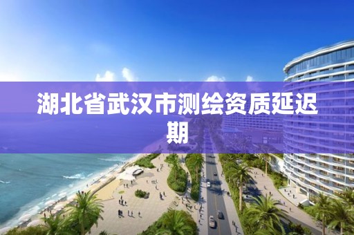 湖北省武汉市测绘资质延迟期