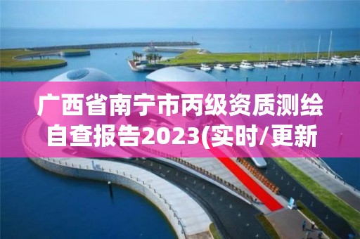 广西省南宁市丙级资质测绘自查报告2023(实时/更新中)