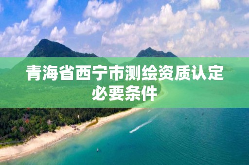 青海省西宁市测绘资质认定必要条件