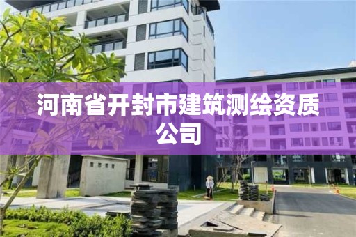 河南省开封市建筑测绘资质公司