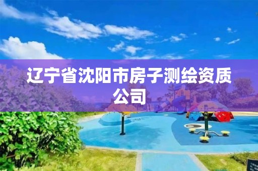 辽宁省沈阳市房子测绘资质公司