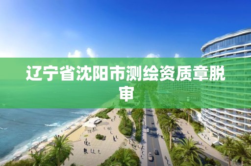 辽宁省沈阳市测绘资质章脱审