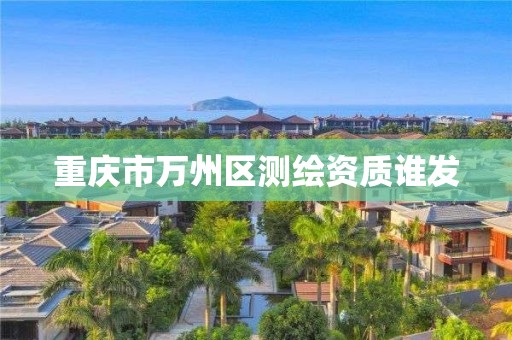 重庆市万州区测绘资质谁发