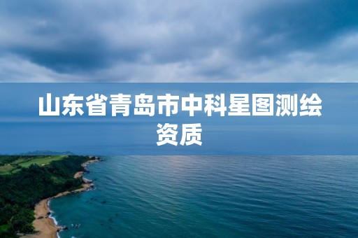 山东省青岛市中科星图测绘资质