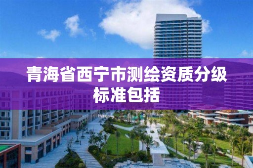 青海省西宁市测绘资质分级标准包括