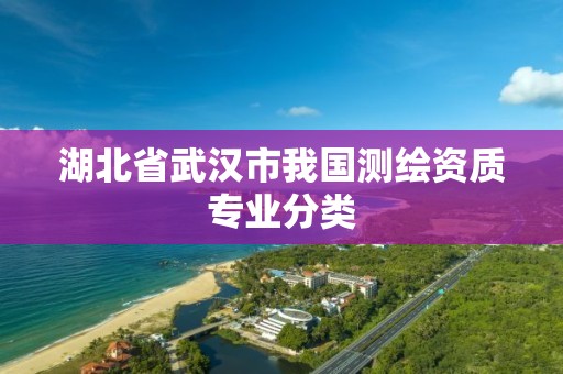 湖北省武汉市我国测绘资质专业分类