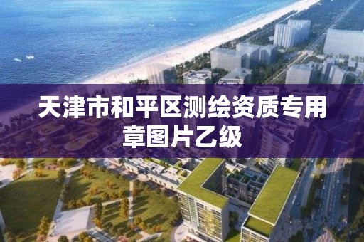 天津市和平区测绘资质专用章图片乙级