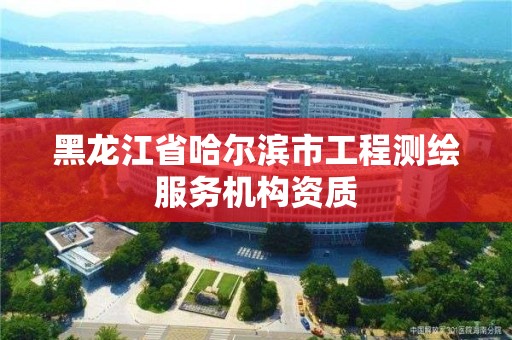 黑龙江省哈尔滨市工程测绘服务机构资质