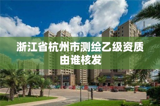 浙江省杭州市测绘乙级资质由谁核发