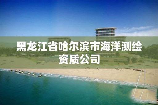 黑龙江省哈尔滨市海洋测绘资质公司