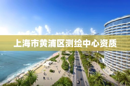 上海市黄浦区测绘中心资质