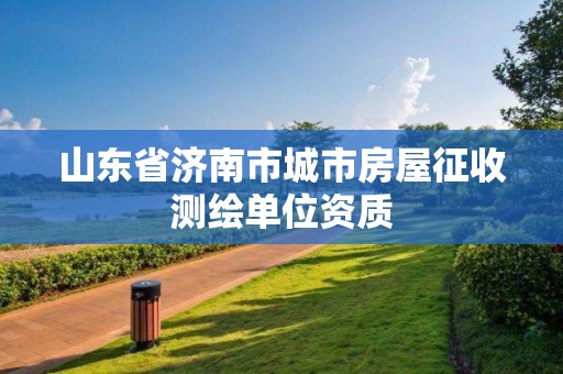 山东省济南市城市房屋征收测绘单位资质