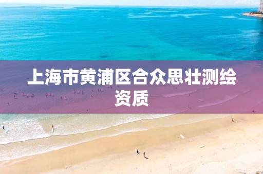 上海市黄浦区合众思壮测绘资质