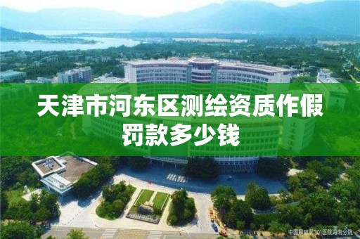 天津市河东区测绘资质作假罚款多少钱