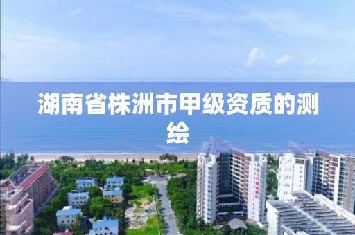 湖南省株洲市甲级资质的测绘