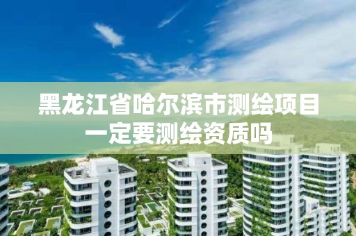 黑龙江省哈尔滨市测绘项目一定要测绘资质吗