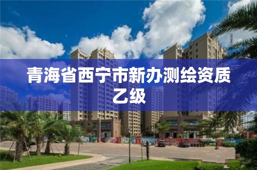 青海省西宁市新办测绘资质乙级