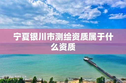 宁夏银川市测绘资质属于什么资质