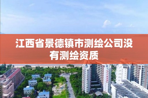 江西省景德镇市测绘公司没有测绘资质