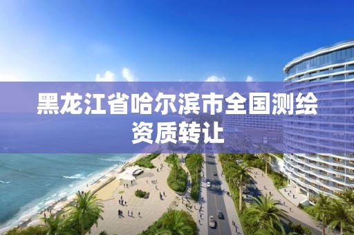 黑龙江省哈尔滨市全国测绘资质转让