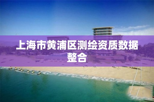 上海市黄浦区测绘资质数据整合