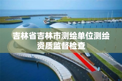 吉林省吉林市测绘单位测绘资质监督检查