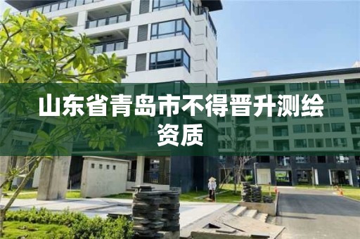 山东省青岛市不得晋升测绘资质