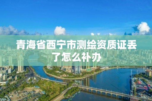 青海省西宁市测绘资质证丢了怎么补办