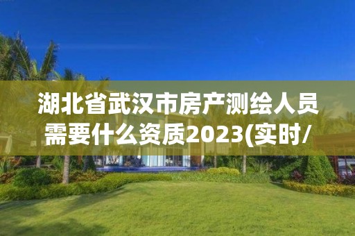 湖北省武汉市房产测绘人员需要什么资质2023(实时/更新中)