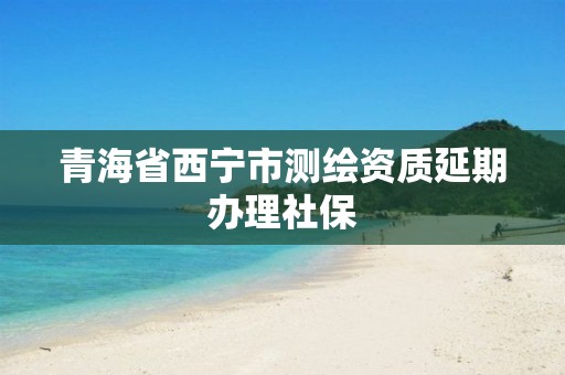 青海省西宁市测绘资质延期办理社保