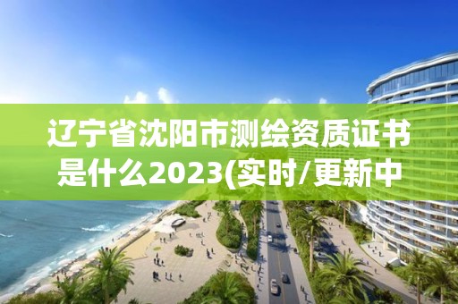 辽宁省沈阳市测绘资质证书是什么2023(实时/更新中)