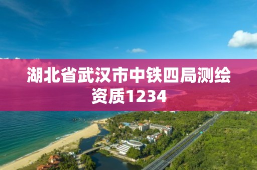 湖北省武汉市中铁四局测绘资质1234