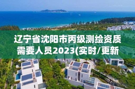 辽宁省沈阳市丙级测绘资质需要人员2023(实时/更新中)