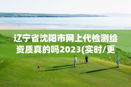 辽宁省沈阳市网上代检测绘资质真的吗2023(实时/更新中)