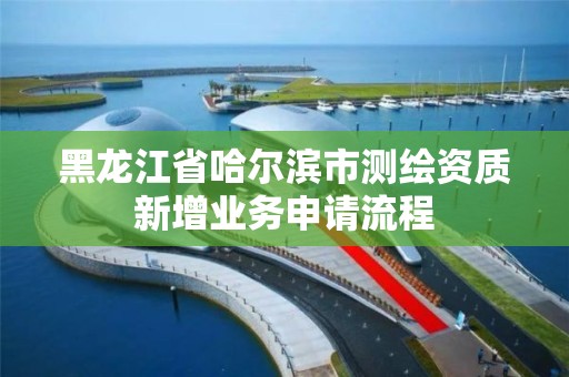 黑龙江省哈尔滨市测绘资质新增业务申请流程